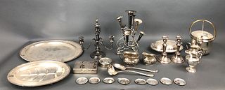 A Group of Silver Plated Articles