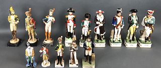 A Group of Porcelain Soldiers