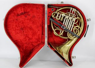 Antique Brass French Horn (Vac - a - Bond)