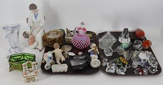 Estate Grouping of Glass, Porcelain, & More