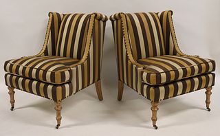 Vintage Pair of Lee Jofa "Wentworth" Chairs.