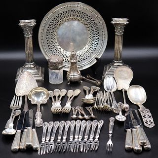 STERLING. assorted Grouping of Sterling Flatware