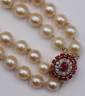 JEWELRY. 14kt Gold, Pearl, Diamond and Colored Gem