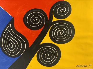 Alexander Calder, Autumn, Lithograph