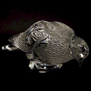 Lalique "Pigeon Vèrviers" Crystal Figure.
