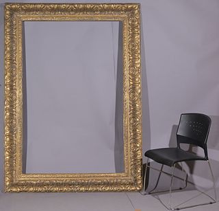 Large 19th C. Gilt/Carved Exhibition Frame