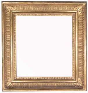 19th C. French Fluted Cove Frame