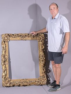 Large 19th C. Carved/Gilded Exhibition Frame