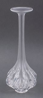 Lalique French "Marie Claude" Crystal Vase