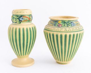 Roseville Pottery Corinthian Vases, 2