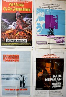 Lot of 8 movie posters to include: The V.I.P.s, The Secret War of Harry Frigg, The Reincarnation of Peter Proud, Who's Afraid of Vir...