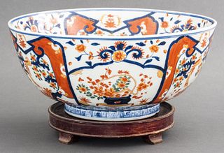 Japanese Large Imari Porcelain Bowl