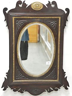 Centennial mahogany mirror 32" x 23".