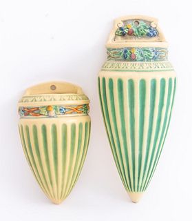 Roseville Pottery Corinthian Wall-Mounted Vases 2