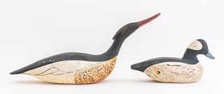 Hand-Painted Wooden Duck Decoys, 2