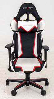 Balck, White and Red "Racing Games" Gamer Chair