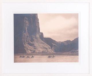 Curtis "Canyon de Chelly - Navaho" Photograph