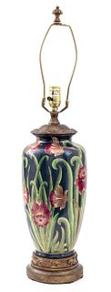Art Nouveau Style "Iris" Lamp