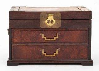 Chinese Wooden Jewelry Chest