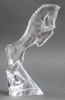 Baccarat Standing Horse Trophy