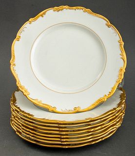 Coalport Porcelain "Admiral" Dinner Plates, 9