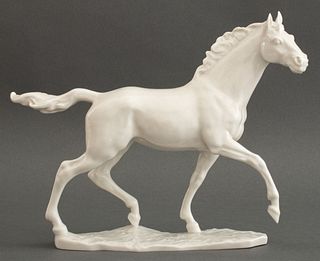 Hutschenreuther Porcelain Model of a Horse 'Jazda'
