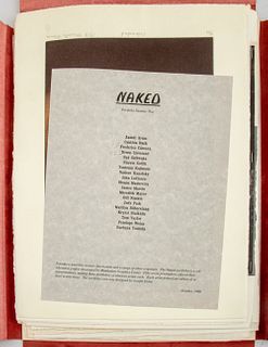 "Naked Portfolio" Full Set of 19 Prints, 1998