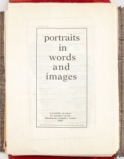 "Portraits in Words and Images" Full Set Portfolio