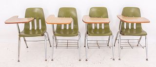 American MidCentury Virco Writing School Chairs, 4