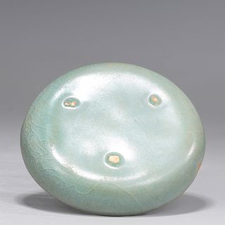 Korean Celadon Glazed Ceramic Dish
