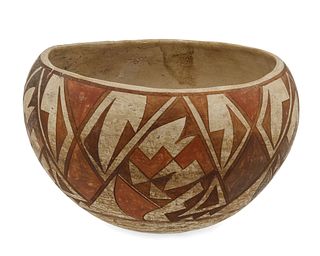 An Acoma pottery bowl