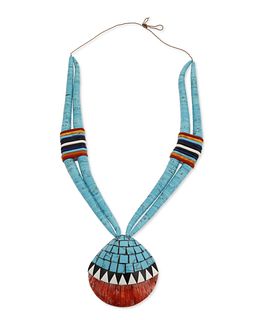 A Santa Domingo Pueblo necklace