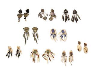 A group of Tabra Tunoa earrings