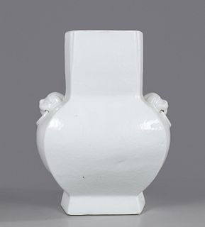 Chinese Blanc De Chine Porcelain Vase