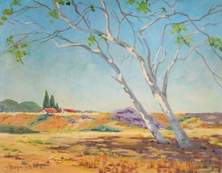 Acrylic on Canvas Provincial Landscape, Dega Vierra