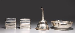 Ten Various Sterling Silver Objects