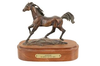 Original Harvey Rattey "Arabian" Bronze Sculpture