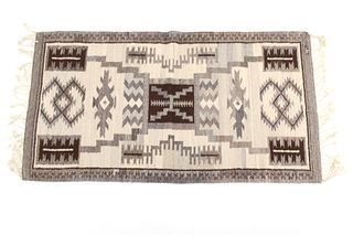 Zapotec Finely Woven Southwestern Wool Rug