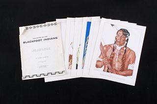 The Blackfoot Indian Educational Portfolio Prints
