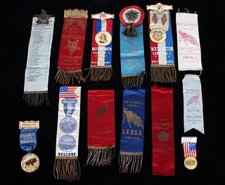 Butte & Helena Montana Patriotic Political Ribbons