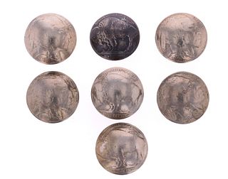 Buffalo & Indian Head Nickel Cufflink / Buttons
