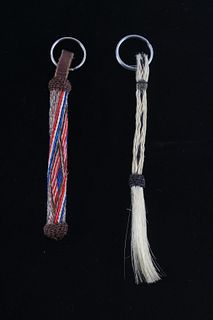 Deer Lodge MT. Prison Hitched HorseHair Key Fobs