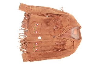 1960s-1970s Pioneer Wear Suede Fringe Jacket