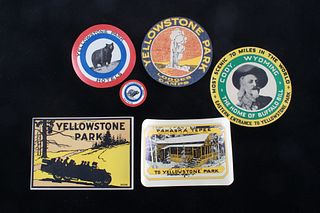 Rare Yellowstone National Park Travel Decals