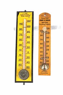 Early Montana Advertising Thermometers Collection