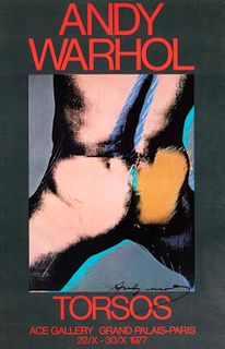 Andy Warhol, Torsos Ace Gallery Grand Palais Paris
