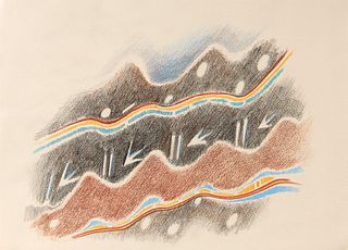 Charles Loloma, Untitled (Mountains)