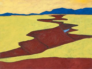Elaine Holien, The Rio Grande Gorge, 2001