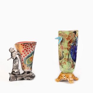 Cara Moczygemba and Heesung Lee, A Pair of Whimsical Cups