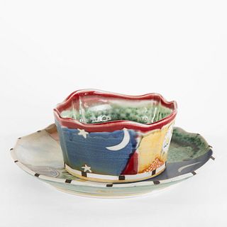 Lynn Smiser Bowers, A Pair of Ceramics